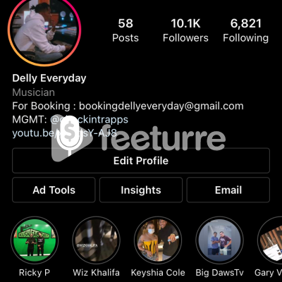 Instagram Shout out to 10k+ Followers